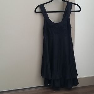 Black strappy flowy dress